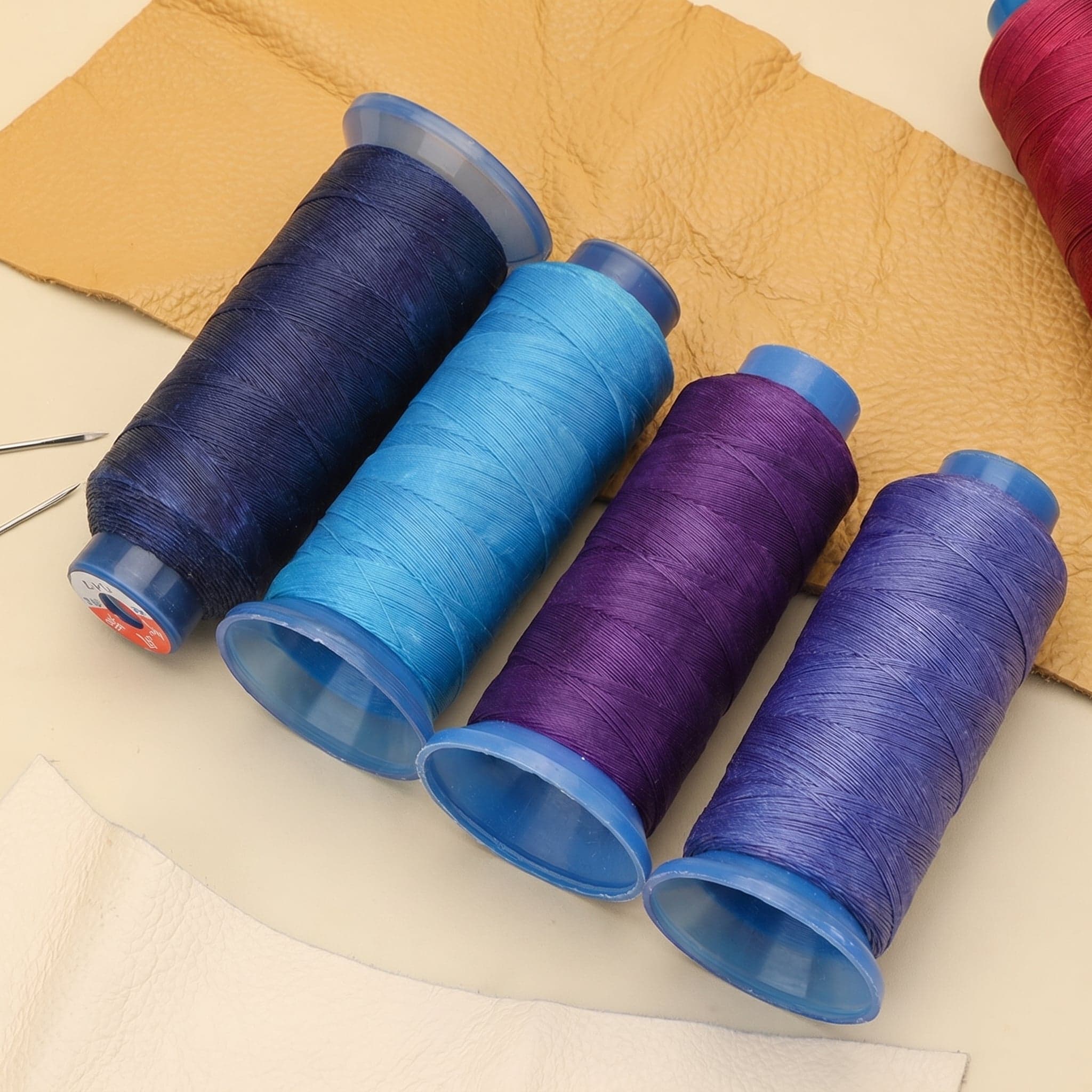 Solution-dyed polyester yarn specimen